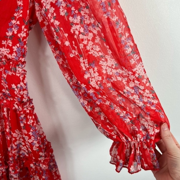 NWT Angel Biba floral mini dress - Picture 11 of 12